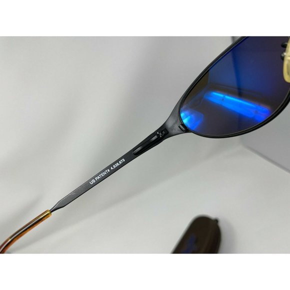 Rare Maui Jim Sunglasses MJ 157-2M Made In Italy MJ 157 Polarized Matte Black - Picture 10 of 12